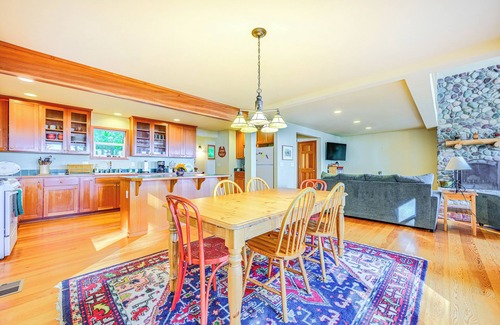 Brinnon Cabin | Hood Canal Home w/Stunning Views & Private Beach