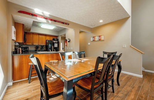 McHenry House | Hook, Wine & Sinker: Lakefront Townhome, Dock Slip, Hot Tub!