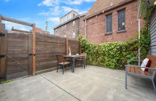 East Allegheny House | HostWise Stays - Chalk Art House - Chalkboard Wall, Private Parking, Patio