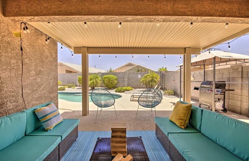 Canyon Trails House | Hot Tub Chic Goodyear Desert Beach House