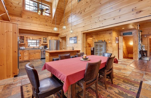 Old Forge Cabin | Hot Tub & Dock: Waterfront Cabin in Old Forge!