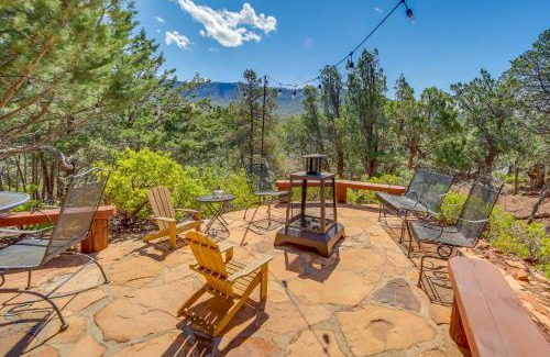 Pine House | Hot Tub, Fire Pit and Deck Chic Arizona Retreat