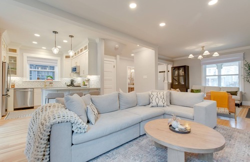 City Park West House | Hot Tub, Fire Pits: Ideally Located Denver Home!