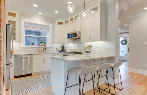 City Park West House | Hot Tub, Fire Pits: Ideally Located Denver Home!