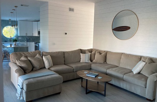 Palm Island House | Hot tub steps from the beach with private dock for fishing