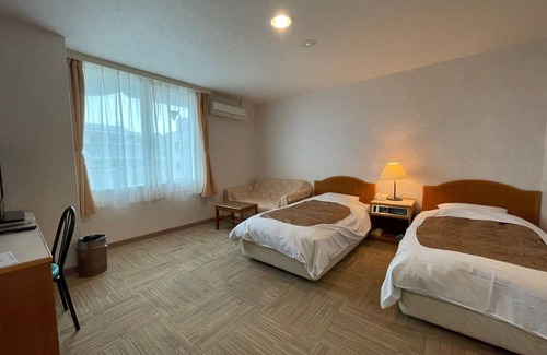 Shirahama Hotel | Hotel Ginsui Twin room in front of Shirarahama /Nishimuro-gun Wakayama