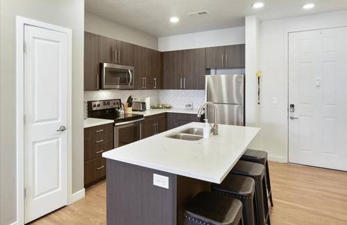 Draper Apartment | HotTub/Gym/KingBed/FiberInternet/PetFriendly