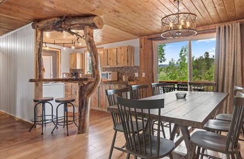 Custer Cabin | Hottub Hideaway: Firepit + Sauna + Views + Wildlife