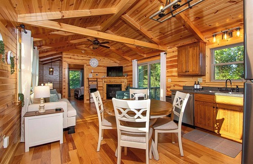 Logan Cabin | Hottub Kid Friendly Game Rm Pets