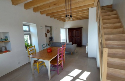 Sauzet House | House at the top of a medieval village in Drôme Provençale.