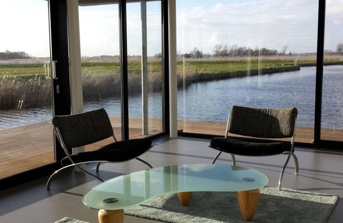 Goengahuizen Boat Rental | House boat in Goengahuizen with sauna