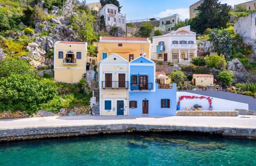 Symi Apartment | House is located on the 1st line in the port