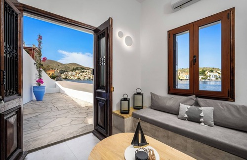 Symi Apartment | House is located on the 1st line in the port