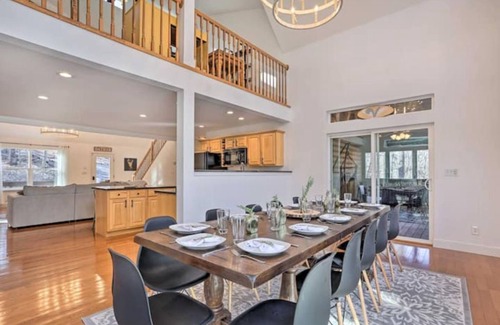 Lackawaxen Cabin | Huge 5BR Cabin Retreat With Game Room & Nature Views