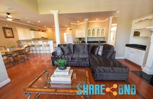 Little Rock House | Huge Lake Front Home w/EV Charger, Tennis, Basketball and more!