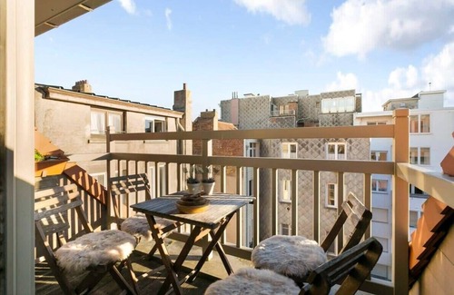 Westende Apartment | Huswell - Sunny duplex apartment near the beach