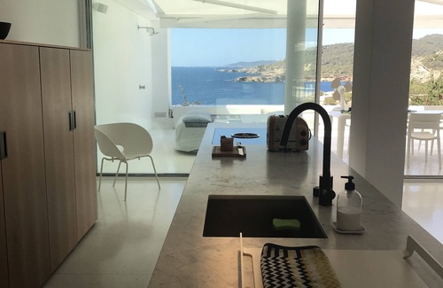Playa de S'Estanyol Apartment | Ibiza, Roca Llisa Luxurious loft with stunning sea views