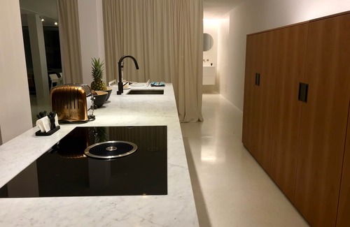 Playa de S'Estanyol Apartment | Ibiza, Roca Llisa Luxurious loft with stunning sea views