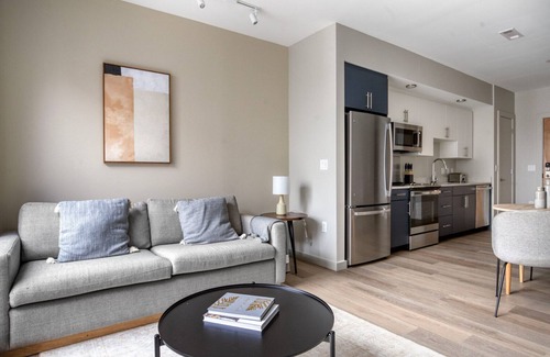 Boston Apartment | Ideal Brighton Jr 1BR w/Gym & Laundry, on the River, by Blueground