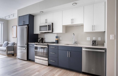 Boston Apartment | Ideal Brighton Jr 1BR w/Gym & Laundry, on the River, by Blueground