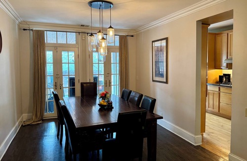 Old Town House | Ideal Group Getaway: Prime Location, Parking, Backyard, Sunroom & Pet-Friendly