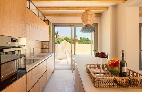 Kouramades Villa | Idyllic Escape: 2BR Corfu Villa, Heated Pool, 7 Mins to Airport