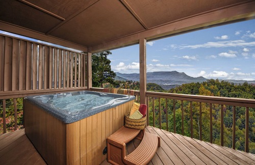Sevierville Cabin | "Imagine" This Romantic Cabin And View