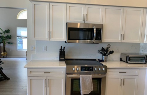 Palmer Ranch House | Immaculate, quiet, pet and family-friendly pool home backing on pond