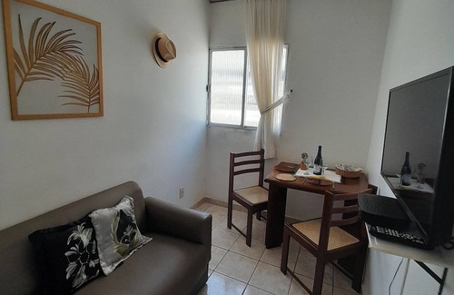 Boa Viagem Apartment | In the heart of Boa Viagem with view of Pracinha,it accommodates up to 3 guests.