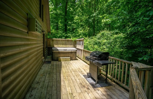 Helen Cabin | In the Woods feel, Walk to Town, Hot tub! Dogs Welcome, Fire Pit