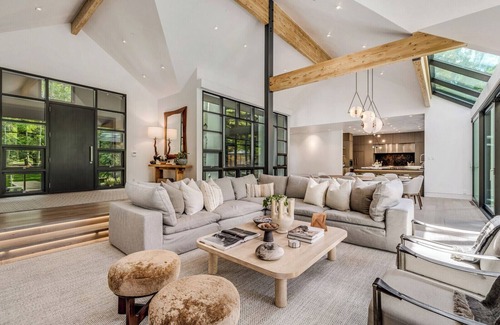 Aspen House | Incredible contemporary home overlooking the Roaring Fork River in Aspen CO