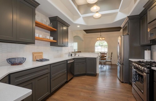 Biggs Field House | Incredible home with custom pool and fountain
