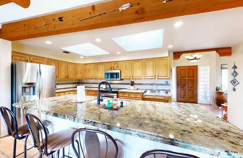 Hohokam Estates House | Incredible mountain view dog-friendly home with pool, full kitchen, grill, & TV
