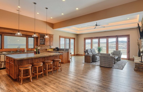 Spearfish Cabin | Incredible Panoramic View, Close to Spearfish, Very Open Floor Plan & Paved!