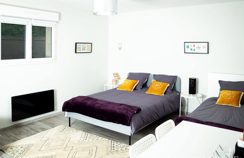 Trevignin Apartment | "independent apartment 57 m2 with 2 bedrooms for 5 travelers + terrace +parking