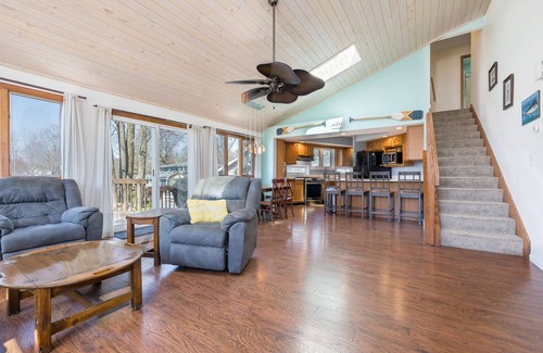 Lakeview House | Indian Lake Waterfront Home & Boathouse - Boat Rental Available - Sleeps 16