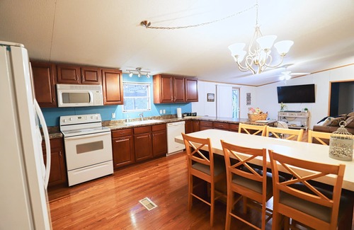 Gilbertsville House | Infinity game table, Shuffleboard, Pool table! Come enjoy the amenities.