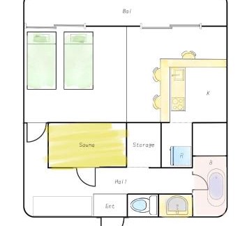 Nishi Ward Apartment | intro vetta 1002 Free Private sauna