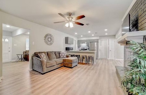 Pecan Valley House | Inviting home with heated pool and dog-friendly