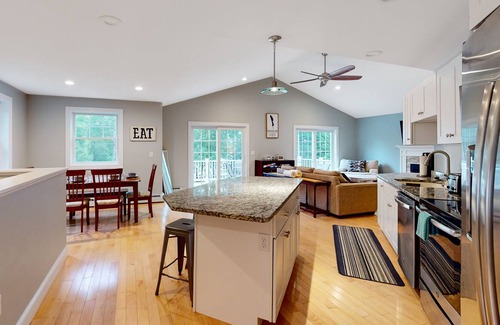 Windham House | Inviting lakefront home with firepit, dock, fast WiFi, & washer/dryer