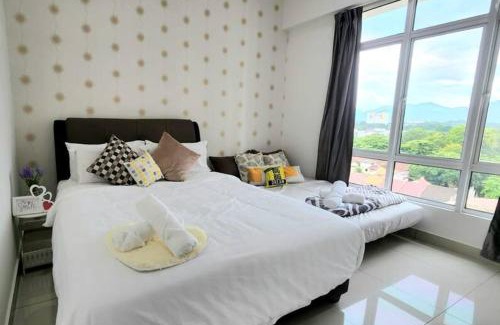 Taman Jubilee Apartment | IPOH CITY CENTRE Majestic Homestay Pool View 3 mins Walking to Famous Food Places & 15mins to Old Town Ipoh by Happy Homestay