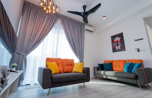 Ulu Kinta Apartment | Ipoh Tambun Lost World Sunway Onsen Suites Lana 2R2B 8 paxs