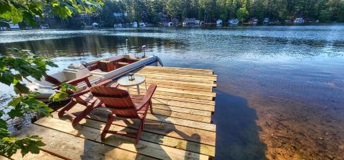Brantingham Other | Island Waterfront Glamping - HotTub, Boat, Pet Friendly