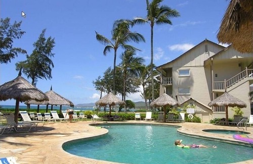 Wailua Apartment | Islander On The Beach - Oceanfront Resort/Oceanview Unit 244