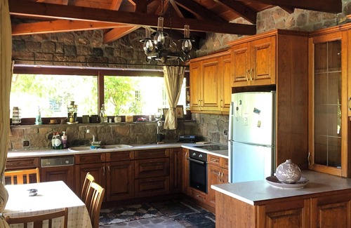 Vagia Villa | It is a stone property of 75.22 sq.m. with a wooden roof. Swimming Pool & B.Q.