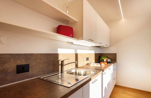 Castelrotto Apartment | Apartment “Haus Lohengrin - Ferienwohnung 3” with Mountain View