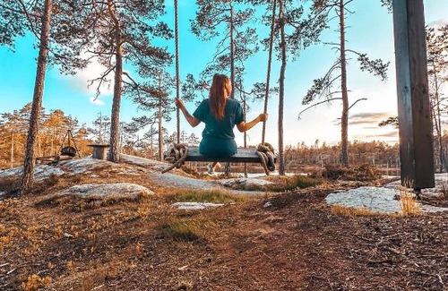 Iveland House | Iveland Tree Top Panorama - Furukrona