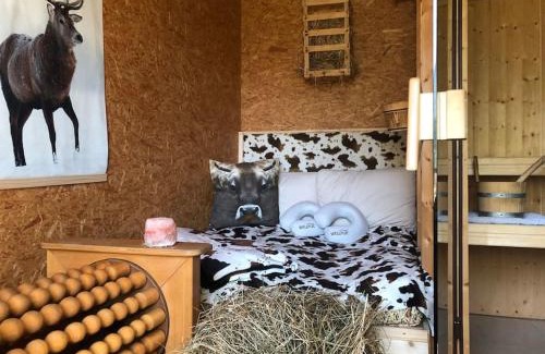 Neudrossenfeld Apartment | Ja, das gönn' ich mir. Sauna, Natur - alles hier.