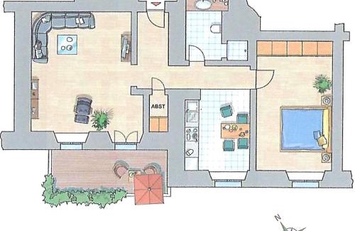Hohen Niendorf Apartment | Jagdschloß zu Hohen Niendorf Fewo 6
