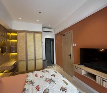 Kesawan Apartment | Japandi Serenity 1 king,1 queen,1 single bed 5pax